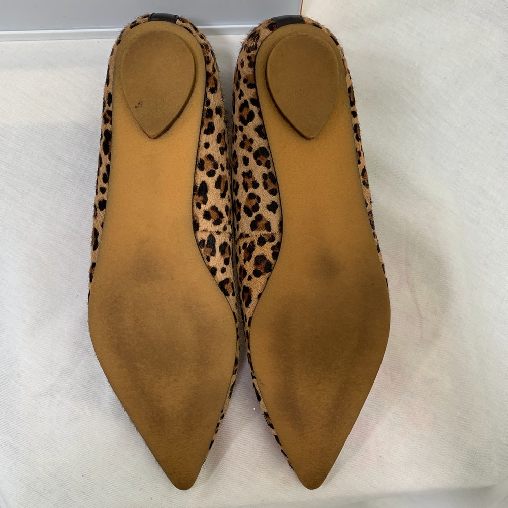 RSVP Leopard Print Pointy Toe Flats 7.5 - Picture 6 of 6